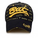 Men's Baseball Cap Black White Polyester Embroidery Travel Beach Outdoor Vacation Plain Adjustable Sunscreen Fashion