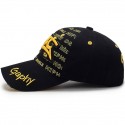 Men's Baseball Cap Black White Polyester Embroidery Travel Beach Outdoor Vacation Plain Adjustable Sunscreen Fashion