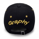 Men's Baseball Cap Black White Polyester Embroidery Travel Beach Outdoor Vacation Plain Adjustable Sunscreen Fashion
