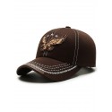 Men's Baseball Cap Black Navy Blue Polyester Embroidery Adjustable Fashion Classic & Timeless Chic & Modern Outdoor Daily Animal Portable Breathable
