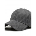 Men's Baseball Cap Sun Hat Black Blue 100% Cotton Travel Beach Outdoor Vacation Plain Sunscreen Fashion Elastic