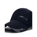 Men's Baseball Cap Black White Polyester Print Fashion Classic & Timeless Chic & Modern Outdoor Daily Letter Portable Breathable