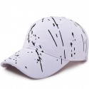 Men's Baseball Cap Black White Polyester Travel Beach Outdoor Vacation Graffiti Adjustable Fashion