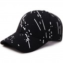 Men's Baseball Cap Black White Polyester Travel Beach Outdoor Vacation Graffiti Adjustable Fashion