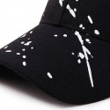 Men's Baseball Cap Black White Polyester Travel Beach Outdoor Vacation Graffiti Adjustable Fashion