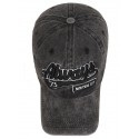 Men's Baseball Cap Black Yellow 100% Cotton Embroidery Travel Beach Outdoor Vacation Plain Adjustable Fashion
